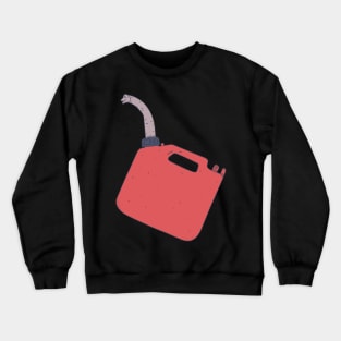 Fossil Fuel - Gas Can Dinosaur - Nonrenewable Resource Crewneck Sweatshirt